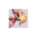 KNIPEX Elektro-Installationszange 13 92 200(rot/blau, schlanke Bauform, geschraubtes Gelenk, aktive Sperrklinge)