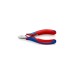 KNIPEX Elektronik-Seitenschneider 77 02 115, Schneid-Zange(rot/blau, Länge 115mm)