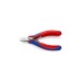 KNIPEX Elektronik-Seitenschneider 77 02 115, Schneid-Zange(rot/blau, Länge 115mm)