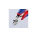 KNIPEX Elektronik-Seitenschneider 77 02 115, Schneid-Zange(rot/blau, Länge 115mm)