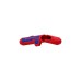 KNIPEX ErgoStrip Universal-Abmantelungswerkzeug, Abisolier-/ Abmantelungswerkzeug(rot/blau, für Rechtshänder)