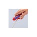 KNIPEX ErgoStrip Universal-Abmantelungswerkzeug, Abisolier-/ Abmantelungswerkzeug(rot/blau, für Rechtshänder)