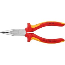 KNIPEX Flachrundzange 25 26 160 , Greifzange(gezahnte Griffflächen)