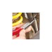 KNIPEX Flachrundzange 26 12 200, Greifzange(rot/blau, gezahnte Griffflächen)