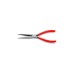 KNIPEX Flachrundzange mit Schneide 26 11 200, Storchschnabelzange, Greifzange(rot/blau, gezahnte Greifflächen, Länge 200mm)