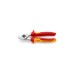 KNIPEX Kabelschere 95 16 165 , Schneid-Zange(für Cu- und Al-Kabel, Klemmschutz, VDE)