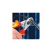 KNIPEX Kabelschere 95 16 165 , Schneid-Zange(für Cu- und Al-Kabel, Klemmschutz, VDE)