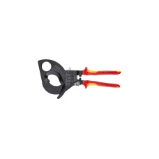 KNIPEX Kabelschneider 95 36 280, Schneid-Zange(für Cu- und Al-Kabel, VDE-geprüft)