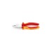 KNIPEX Kombizange 01 06 190 VDE(rot/gelb, Griffe isoliert, VDE-geprüft)