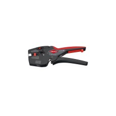 KNIPEX NexStrip Elektriker-Multiwerkzeug, Abisolier-Zange(schwarz/rot)