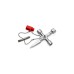 KNIPEX Profi-Key 00 11 04, Steckschlüssel(für gängige Absperrsysteme)