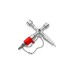 KNIPEX Profi-Key 00 11 04, Steckschlüssel(für gängige Absperrsysteme)