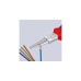 KNIPEX Rundzange (Langbeckzange) 30 35 160(rot/blau, Länge 160mm)