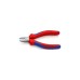 KNIPEX Seitenschneider 70 02 125, Schneid-Zange(rot/blau, Länge 125mm)