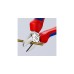 KNIPEX Seitenschneider 70 05 140, Schneid-Zange(rot/blau, Länge 140mm)