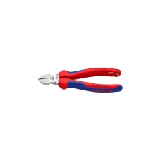 KNIPEX Seitenschneider 70 05 160, Schneid-Zange(rot/blau, Länge 160mm)