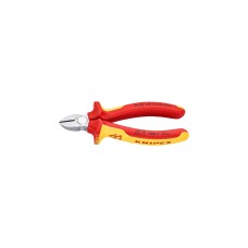 KNIPEX Seitenschneider 70 06 140 , Schneid-Zange(gelb, schlanke Bauform, Präzisionsschneiden)