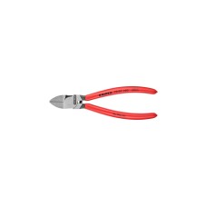 KNIPEX Seitenschneider 72 01 160, für Kunststoff, Schneid-Zange(rot, Länge 160mm)