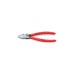 KNIPEX Seitenschneider 72 01 160, für Kunststoff, Schneid-Zange(rot, Länge 160mm)