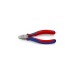 KNIPEX Seitenschneider 72 02 125, für Kunststoff, Schneid-Zange(rot/blau, Länge 125mm)