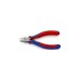 KNIPEX Seitenschneider 72 02 125, für Kunststoff, Schneid-Zange(rot/blau, Länge 125mm)
