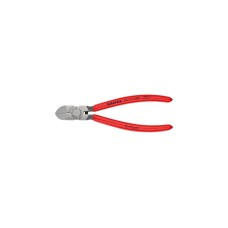 KNIPEX Seitenschneider 72 11 160, für Kunststoff, Schneid-Zange(rot, Länge 160mm)