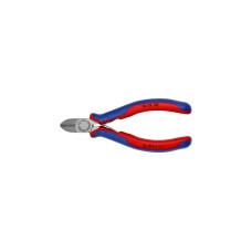 KNIPEX Seitenschneider 76 22 125, Schneid-Zange(rot/blau, Länge 125mm)