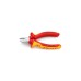 KNIPEX Seitenschneider VDE isoliert 70 06 125, Schneid-Zange(rot/gelb, Länge 125mm)