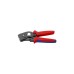 KNIPEX Selbsteinstellende Crimpzange 97 53 08(rot/blau, für Ader-Endhülsen, Fronteinführung)