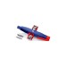 KNIPEX Stift-Schaltschrankschlüssel 00 11 07, Steckschlüssel(blau/rot, Länge 145 mm)