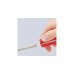 KNIPEX Universal-Abisolier-/ Abmantelungswerkzeug 16 80 125 SB(rot, mit Öffnungsfeder und Sperrklinke)
