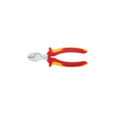 KNIPEX X-Cut Kompakt-Seitenschneider 73 06 160, VDE, Schneid-Zange(gelb, doppelt gelagerte Gelenkachse)