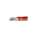 KNIPEX Zangenschlüssel 86 06 250, VDE-isoliert(rot/gelb, Länge 250mm, 19-fach einstellbar)