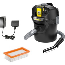 Kärcher AD 2 Battery Set, Aschesauger(schwarz, mit Akku und Ladegerät)