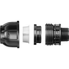 Kärcher Anschlussstück 1.1/4" (32mm), Verbindung(schwarz, für Ansaug-Rohrleitungen)