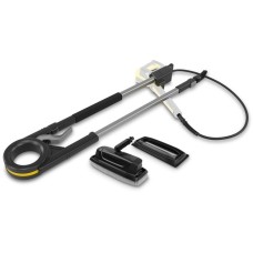 Kärcher Reinigungsset für Fassaden und Glasflächen, Waschbürste(schwarz, mit Teleskop-Sprühlanze TLA 4)