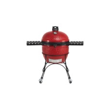 Kamado Joe Big Joe II, Holzkohlegrill(rot/schwarz, Ø 61cm)