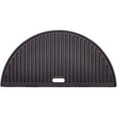 Kamado Joe Gusseisen Grillplatte halbrund CJ, Grillrost(schwarz, für Kamado Joe Classic)