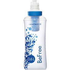 Katadyn Trinkbeutel BeFree Filtersystem 0,6 Liter, Trinkflasche(transparent/blau)
