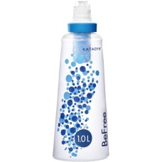 Katadyn Trinkbeutel BeFree Filtersystem 1,0 Liter, Trinkflasche(transparent/blau)