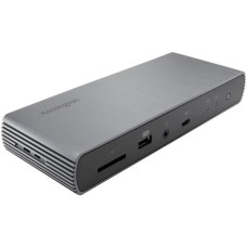 Kensington SD5750T, Dockingstation(aluminium (gebürstet)/schwarz, Thunderbolt, USB-C, USB-A)