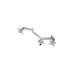 Kensington SmartFit One Touch Dual Monitorarm, Monitorhalterung(grau)