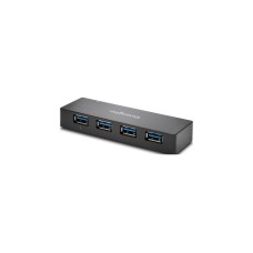 Kensington UH4000C USB 3.0 4-Port Hub mit Ladefunktion, USB-Hub(4x USB 3.0 Typ-A)
