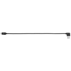 Lightning Stecker, 5 Stück(schwarz, 28,5cm, rechts / links abgewinkelt)