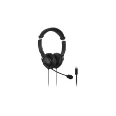 Kensington USB-C HiFi-Kopfhörer mit Mikrofon, Headset(schwarz)