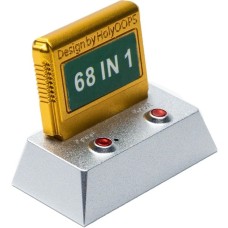 Keychron Computer Aluminum Alloy Artisan Keycap, Tastenkappe(silber/gold)