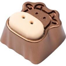 Keychron Cute Cows Aluminum Alloy Artisan Keycap, Tastenkappe(braun)