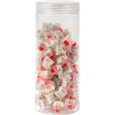 Keychron Gateron Cap V2 Red Switch-Set, Tastenschalter(rot/transparent, 110 Stück)