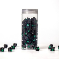Keychron Gateron KS-3X Full Black Green Switch-Set, Tastenschalter(grün/schwarz, 110 Stück)