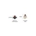 Keychron Gateron Low Profile Mechanical Brown Switch-Set, Tastenschalter(braun/transparent, 110 Stück, Outlet)